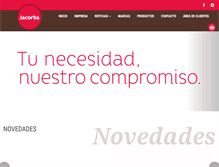 Tablet Screenshot of jacorba.com